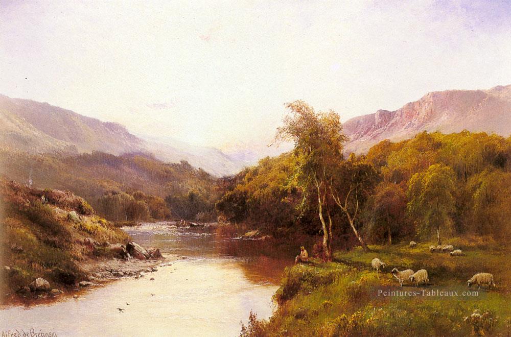 Tyn y Groes La Vallée d’Or Alfred de Breanski Snr Peintures à l'huile